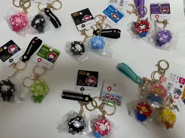 포차코 3개 회장 한정판 파스텔, 최애, 클리어 오사카 간사이 만박 키링