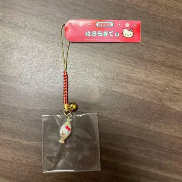 헬로키티 이바라키 한정판 낫토 버전 스트랩