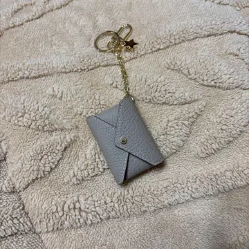 BONAVENTURA 그레이지 베이지 그레이 가죽 키링