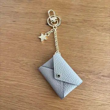 BONAVENTURA 그레이지 베이지 그레이 가죽 키링