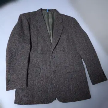 해리스 트위드 자켓 브라운 계열 XL 사이즈