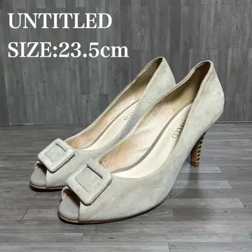 UNTITLED 오픈토 펌프스 23.5cm 하이힐