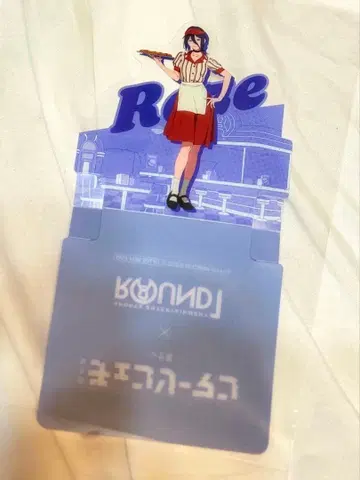 체인소 맨 레제편 라운드원 콜라보 스탠딩 코스터 레제