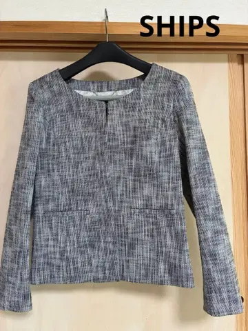 [ SHIPS ] 노카라 자켓 M 그레이 계열