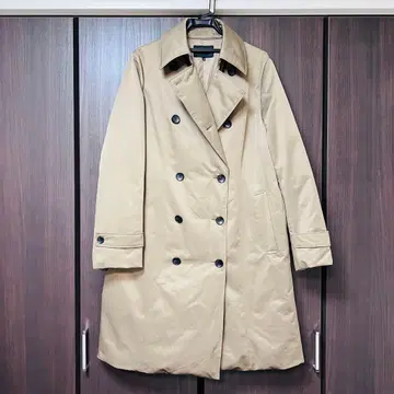 ICB 다운 트렌치코트 카키 계열