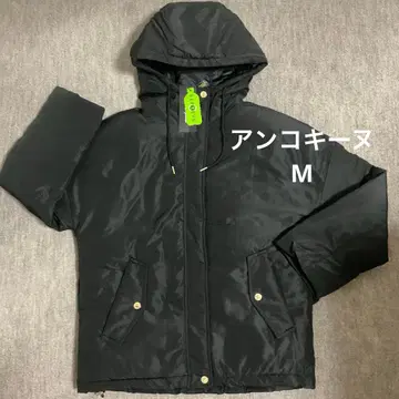 새상품 앙코키네 후드 부착 플레어 블루종 M