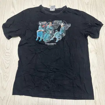 BLACK SABBATH 그래픽 T셔츠 블랙