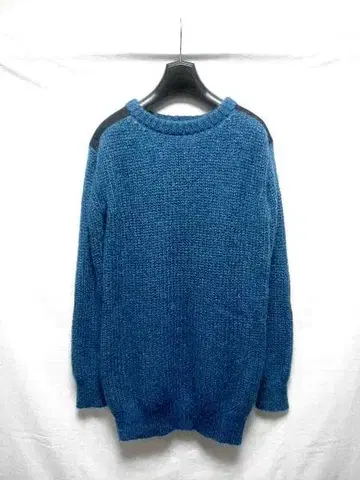 THE RERACS 모헤어 엘보 패치 니트