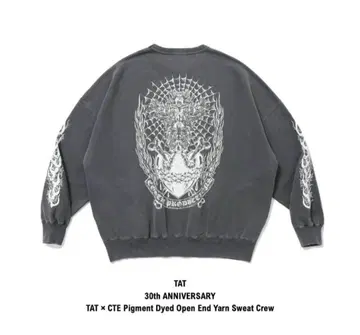 cootie TAT Pigment Dyed Sweat Crew 사이즈 M