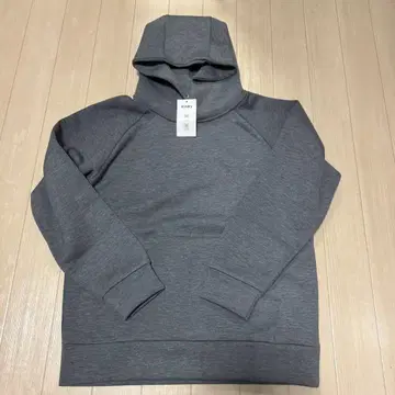 택 포함 미사용품 이그니오 테크 풀 후드티 그레이 M