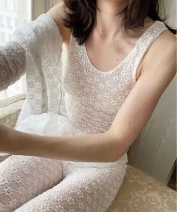 EDIT. FOR LULU petite LULU 레이스 탱크탑