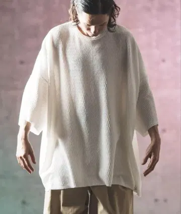 그림클랩 Jacquard texture 티셔츠