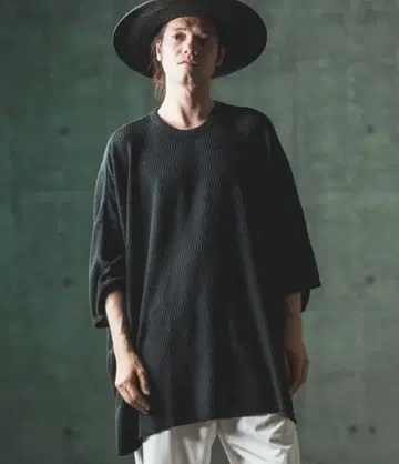 GLIMCLAP Jacquard texture T-shirt