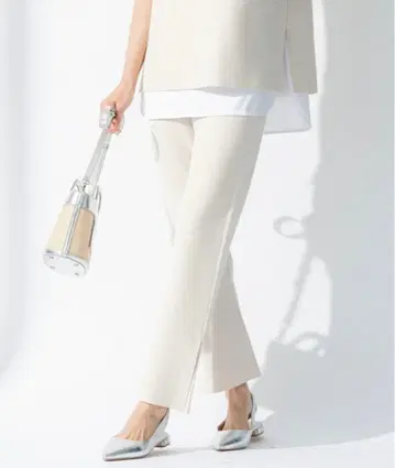 23구 워셔블 코튼 폴리에스테르 스트레치 니트 팬츠