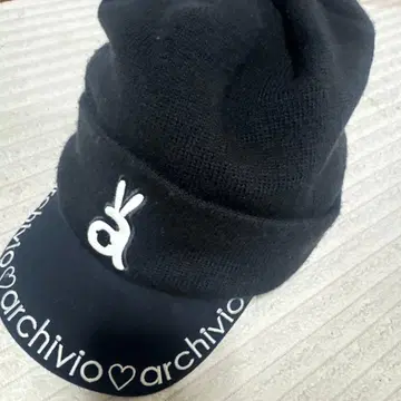 알치비오 니트 모자 블랙