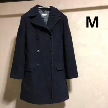 MAX&Co. classics 이탈리아제 버진 울 더블 코트 네이비