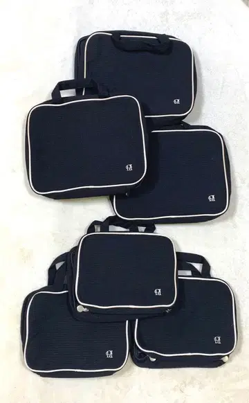 피치 존 후크 트래블 파우치 블랙 파우치 6개 세트