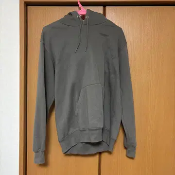 그레이 후드 부착 후드티