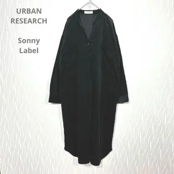 () 코듀로이 롱 원피스 블랙 롱 기장