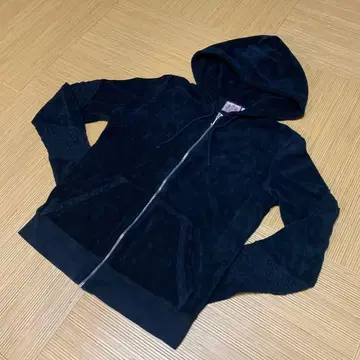 JUICY COUTURE 블랙 후드티 M