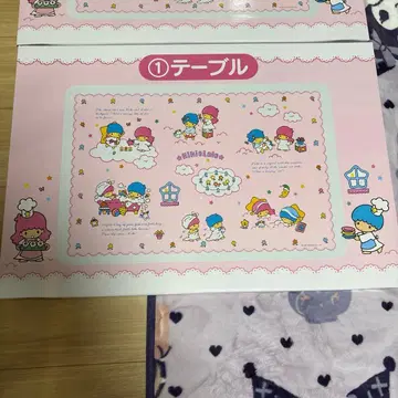 산리오 당첨 복권 키키&라라 테이블