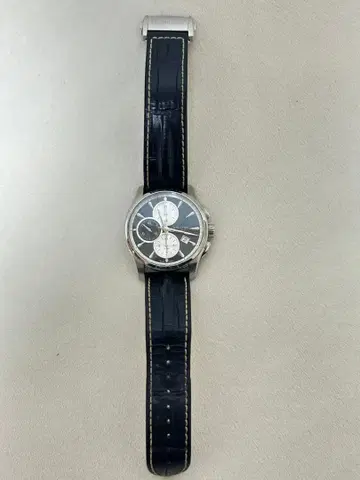 HAMILTON 자동 와인딩 재즈 마스터 가죽 벨트