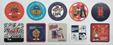 유리 YUURI 아시아 투어 코스터 전 10종 세트