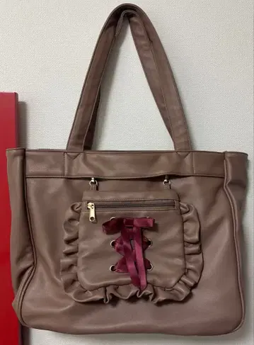 WEGO A3 이타백 미니 숄더 포함 베이지 핑크