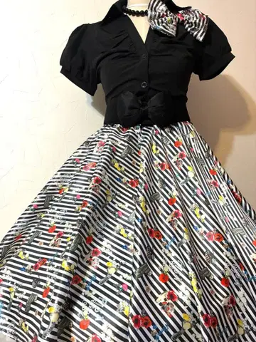 50s 서큘러 스커트 올디즈 로큰롤 피프티즈 전엔