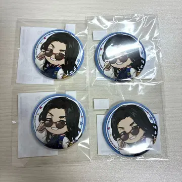 마루쿠지 도쿄 리벤저스 바지 케이스케 캔뱃지 4개 세트