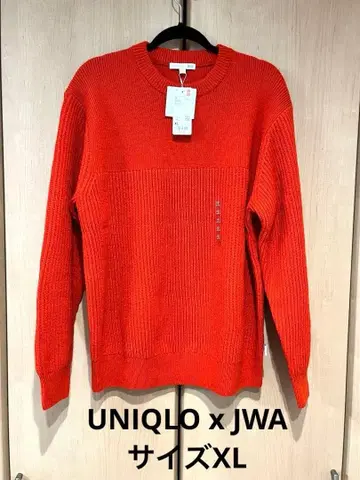 [ 완판템 ] 유니클로 x JWA 리브 크루넥 스웨터 XL