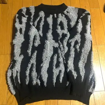 Ninety-nine 썬더 니트 남성용 니트 y2k