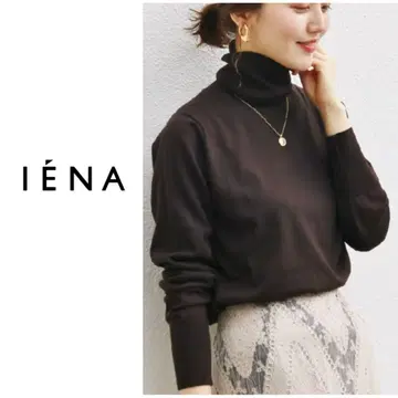 IENA ALBA 터틀넥 풀오버