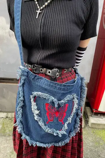 SPINNS 버터플라이 데님 숄더