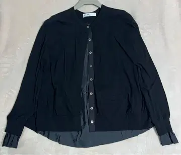 새상품급! sacai luck 백 컨셔스 가디건 블랙 사이즈 1