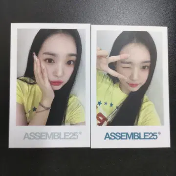 tripleS 수민 assemble25 팬 사인회 2장 세트