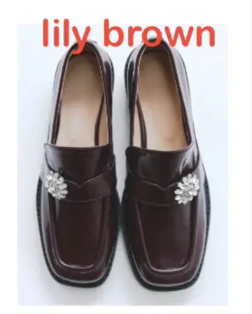 lily brown 비쥬 로퍼 블랙