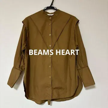 BEAMS HEART / V 요크 턱 블라우스 빔즈 하트 상의
