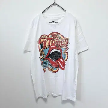 롤링 스톤스 T셔츠 반팔 프린트 디자인 L