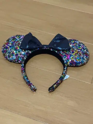 미키 귀 머리띠 스팽글