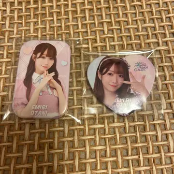 오타니 에미리 캔뱃지 세트