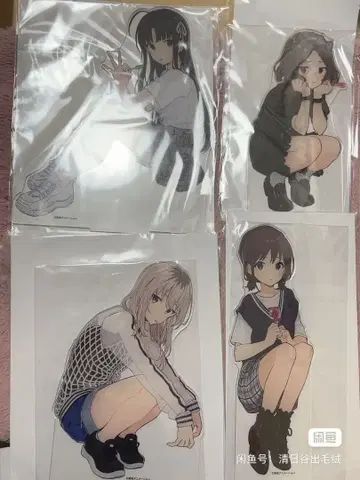 GIGO 한정판 걸즈밴드 크라이 걸클라 빅 아크릴 스탠드 4종