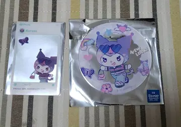 쿠로미 카페 아크릴 코스터 클리어 카드