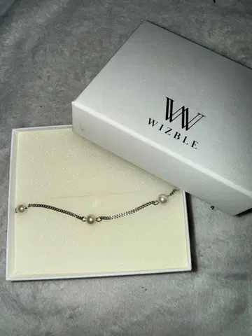 WIZBLE 펄 장식 목걸이