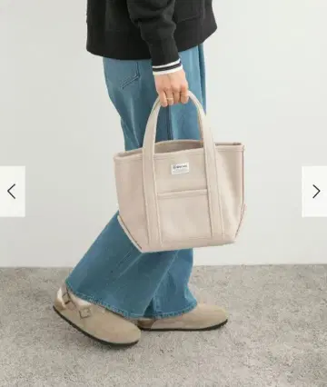 ORCIVAL 멜톤 토트백 스몰 베이지