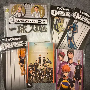 하이큐!! 콤비 캔뱃지 세트 6개입