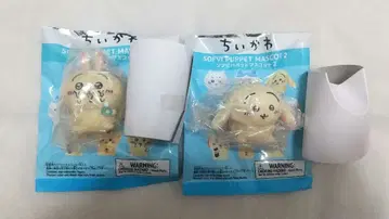 치이카와 (먼작귀) 소프트 비닐 퍼펫 마스코트 2 점안액 흘리는 귀 토끼