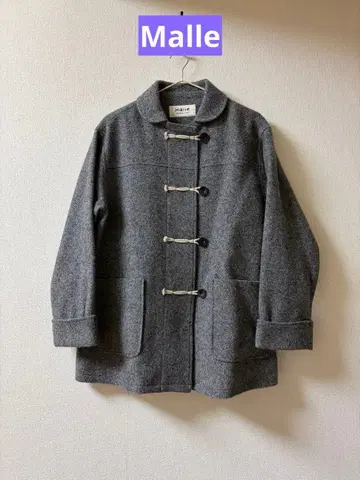 Malle 그레이 더플 코트