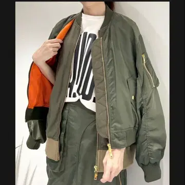 OCMS 숄더 MA-1 블랙