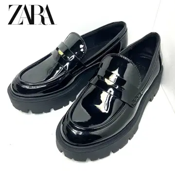 ZARA 자라 코인 로퍼 에나멜 트랙 밑창 통굽 여성용